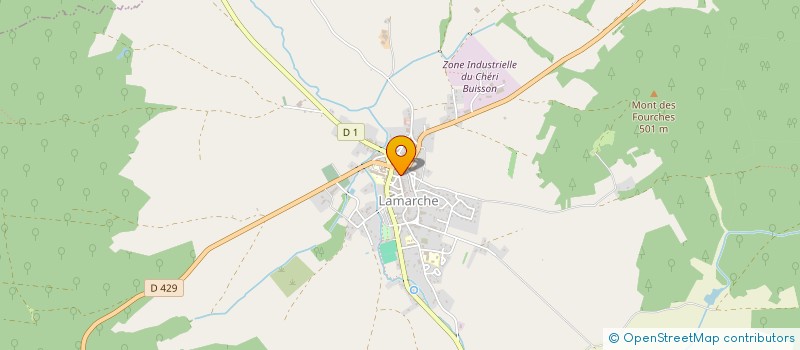 localisation de l'entreprise MONSIEUR CHRISTOPHE SALOTTOE  LAMARCHE