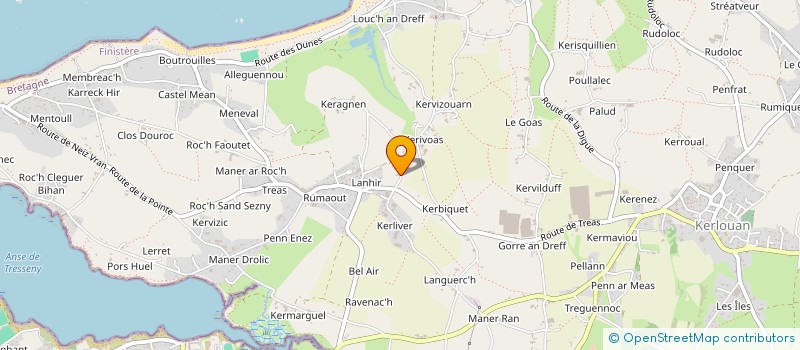 localisation de l'entreprise MONSIEUR CHRISTOPHE SALOU  KERLOUAN