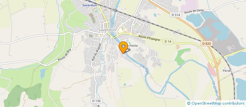 localisation de l'entreprise MONSIEUR CHRISTOPHE SALVAYRE à SAVERDUN