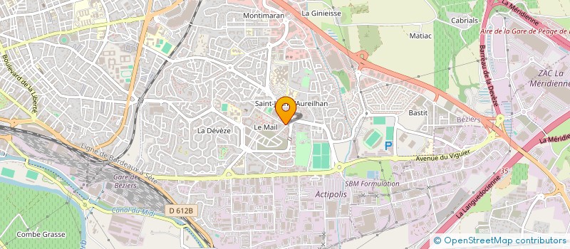 localisation de l'entreprise MONSIEUR CHRISTOPHE SALVIGNOL à BEZIERS