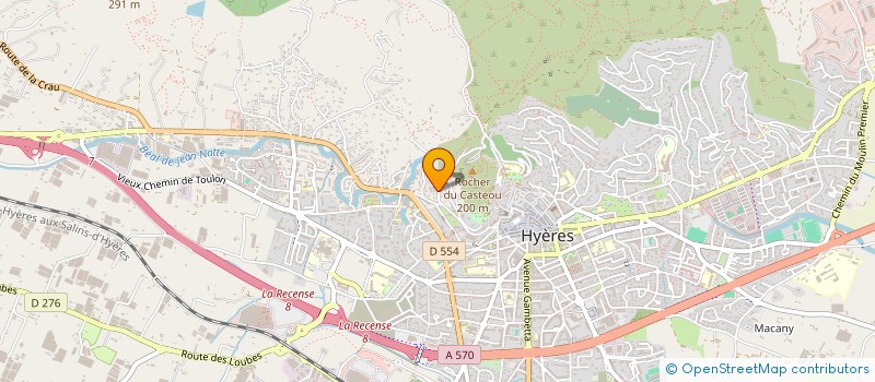 localisation de l'entreprise MONSIEUR CHRISTOPHE SALZET à HYERES