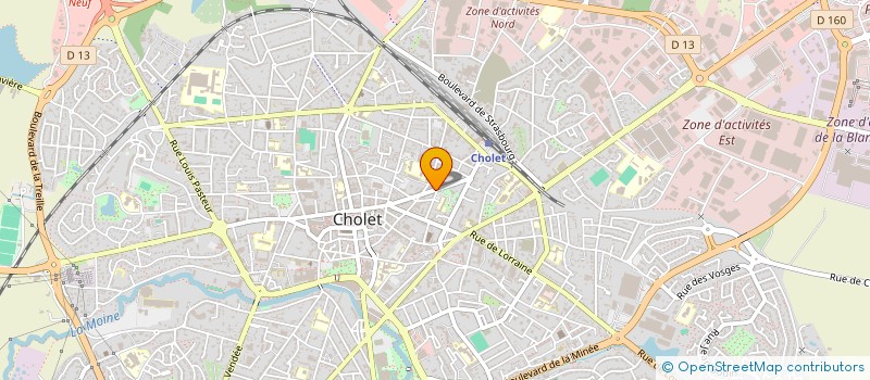 localisation de l'entreprise MONSIEUR CHRISTOPHE SAMARINE à CHOLET
