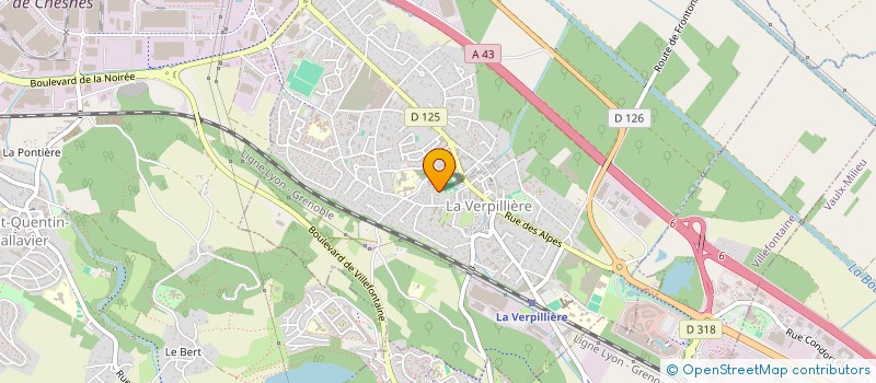 localisation de l'entreprise MONSIEUR CHRISTOPHE SAMBARDIE  LA VERPILLIERE