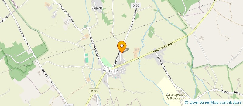 localisation de l'entreprise MONSIEUR CHRISTOPHE SAMBLAS  VERDALLE