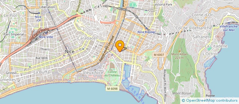 localisation de l'entreprise MONSIEUR CHRISTOPHE SAMMARCO à NICE