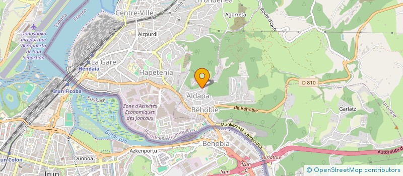 localisation de l'entreprise MONSIEUR CHRISTOPHE SAMORA à URRUGNE