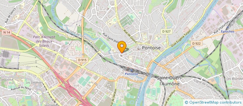 localisation de l'entreprise MONSIEUR CHRISTOPHE SAMPAIO  PONTOISE