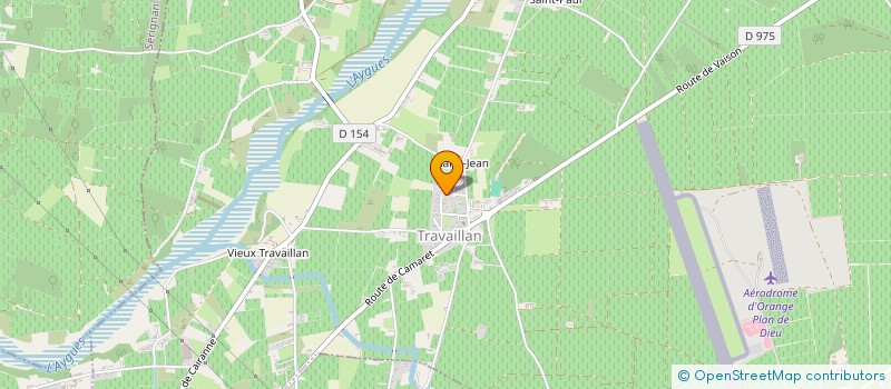 localisation de l'entreprise MONSIEUR CHRISTOPHE SANJULLIAN  TRAVAILLAN