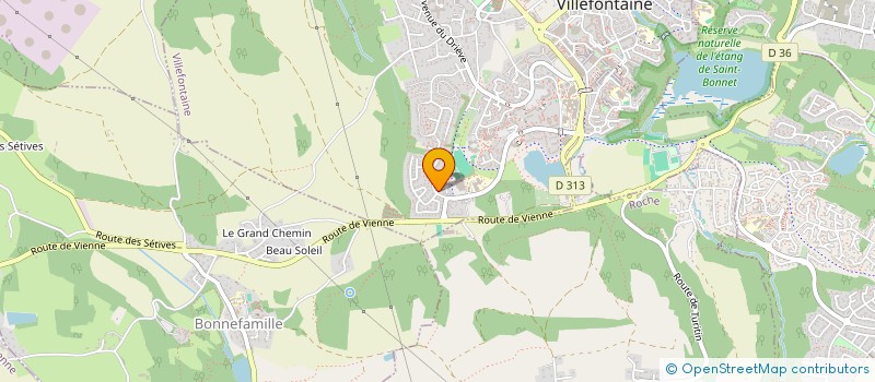 localisation de l'entreprise MONSIEUR CHRISTOPHE SANMARTI  VILLEFONTAINE