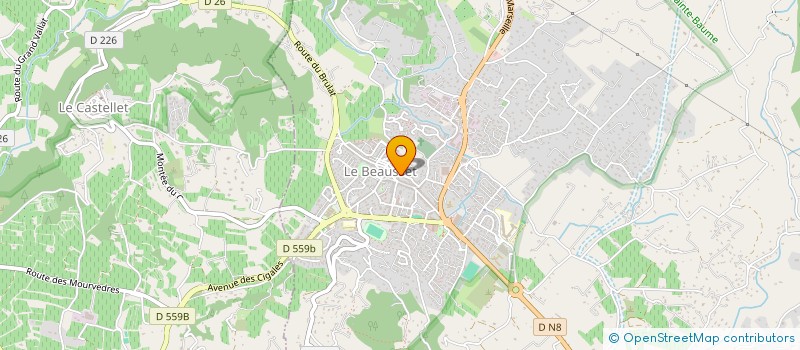 localisation de l'entreprise MONSIEUR CHRISTOPHE SANSONE  LE BEAUSSET