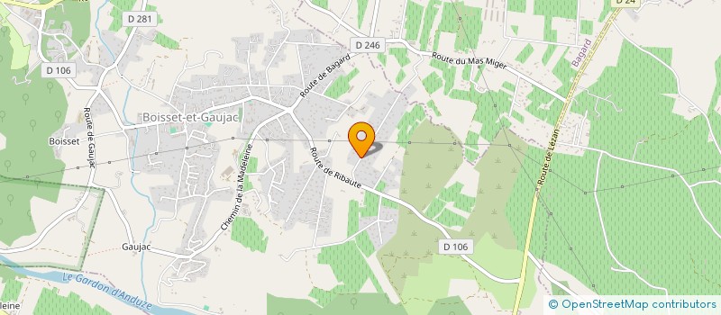 localisation de l'entreprise MONSIEUR CHRISTOPHE SANTI à BOISSET-ET-GAUJAC