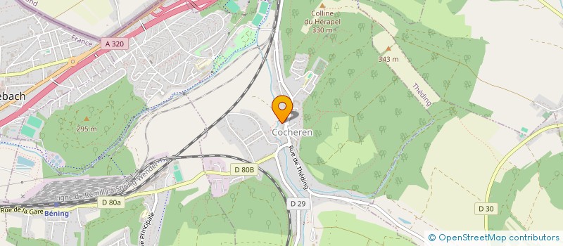 localisation de l'entreprise MONSIEUR CHRISTOPHE SANTORO  COCHEREN