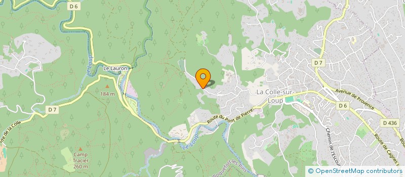 localisation de l'entreprise MONSIEUR CHRISTOPHE SAPPA à LA COLLE-SUR-LOUP
