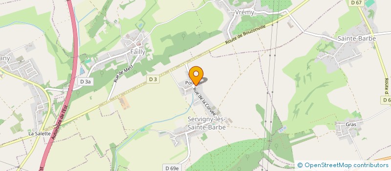 localisation de l'entreprise MONSIEUR CHRISTOPHE SAR  SERVIGNY-LES-SAINTE-BARBE