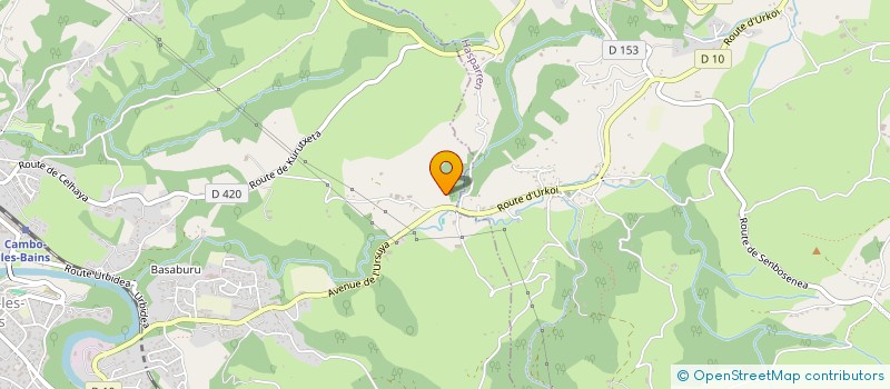 localisation de l'entreprise MONSIEUR CHRISTOPHE SARAGUETA  ITXASSOU