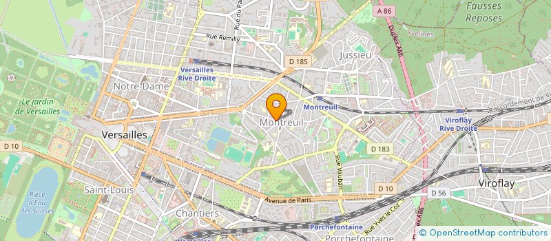 localisation de l'entreprise MONSIEUR CHRISTOPHE SARLIEVE à VERSAILLES