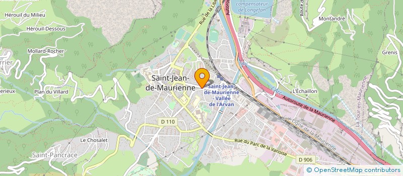 localisation de l'entreprise MONSIEUR CHRISTOPHE SARRAUTE  SAINT-JEAN-DE-MAURIENNE