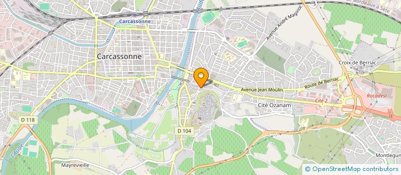localisation de l'entreprise MONSIEUR CHRISTOPHE SARRAZIN à CARCASSONNE