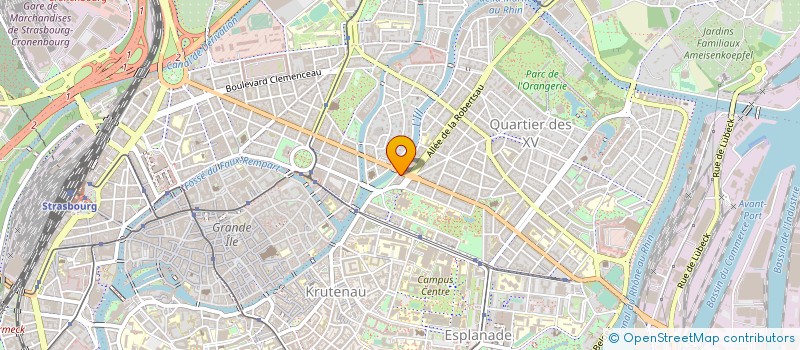 localisation de l'entreprise MONSIEUR CHRISTOPHE SARTORI à STRASBOURG