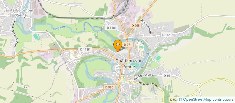 localisation de l'entreprise MONSIEUR CHRISTOPHE SASSI  CHATILLON-SUR-SEINE