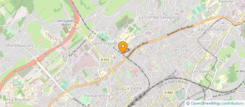 localisation de l'entreprise MONSIEUR CHRISTOPHE SASSIGNOL  BESANCON