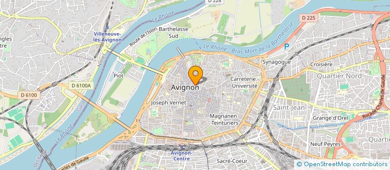 localisation de l'entreprise MONSIEUR CHRISTOPHE SAUGET  AVIGNON