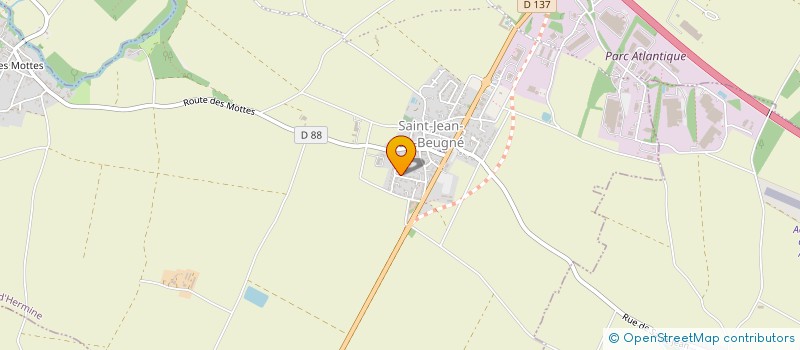 localisation de l'entreprise MONSIEUR CHRISTOPHE SAULAIS  SAINT-JEAN-DE-BEUGNE