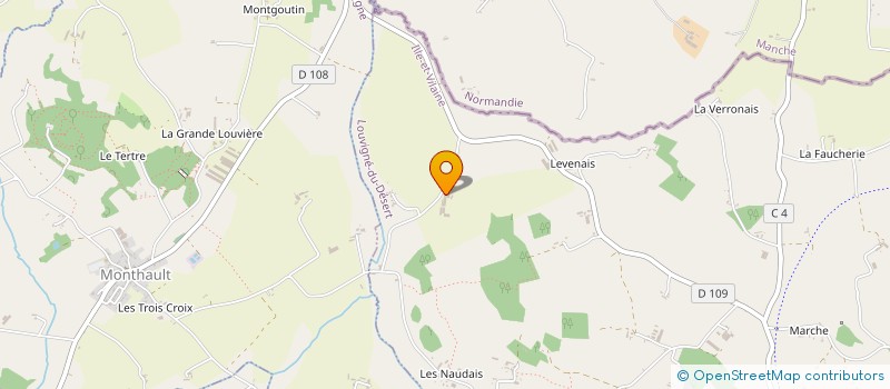 localisation de l'entreprise MONSIEUR CHRISTOPHE SAUVE  LOUVIGNE-DU-DESERT