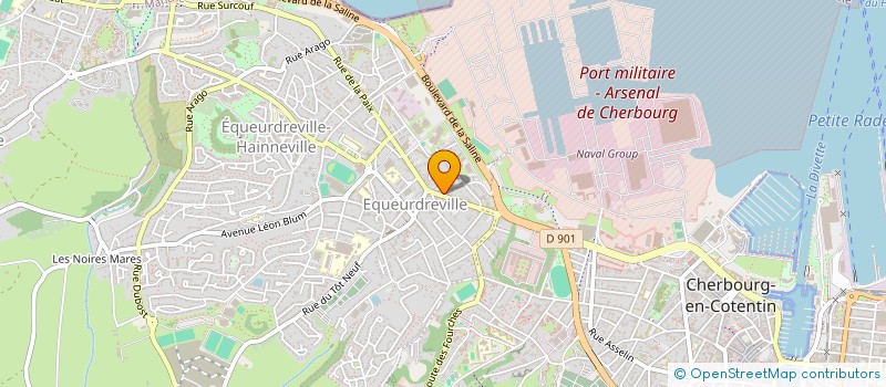 localisation de l'entreprise MONSIEUR CHRISTOPHE SAUVEY  CHERBOURG-EN-COTENTIN