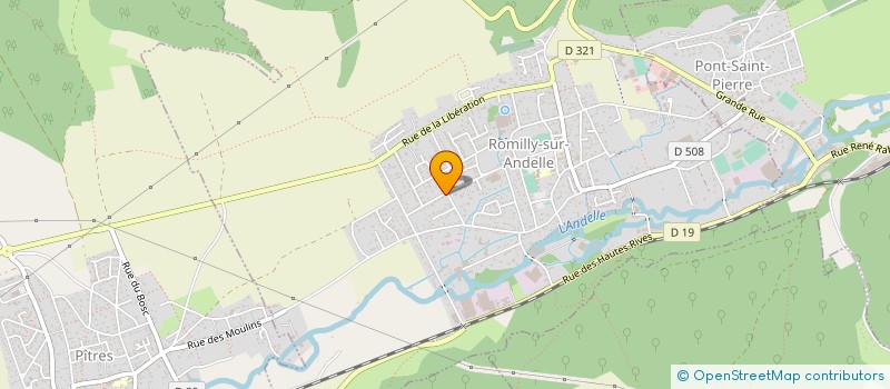 localisation de l'entreprise MONSIEUR CHRISTOPHE SAUVEY  ROMILLY SUR ANDELLE