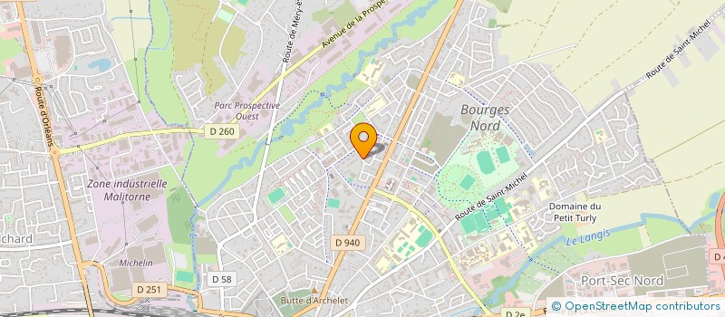 localisation de l'entreprise MONSIEUR CHRISTOPHE SAUX à BOURGES
