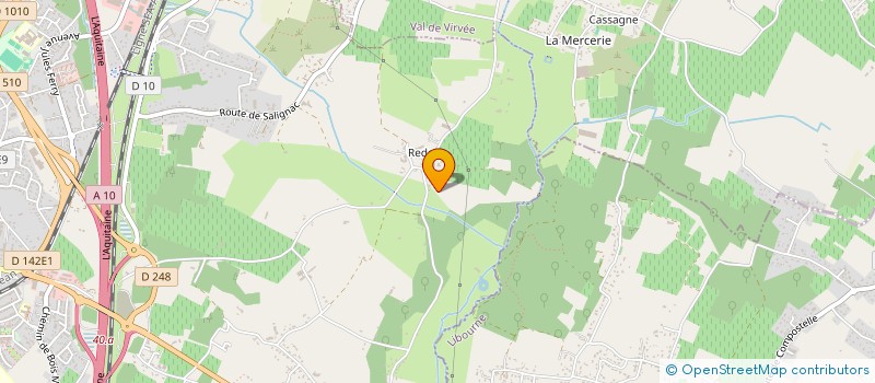 localisation de l'entreprise MONSIEUR CHRISTOPHE SAUZEAU  SAINT-ANDRE-DE-CUBZAC