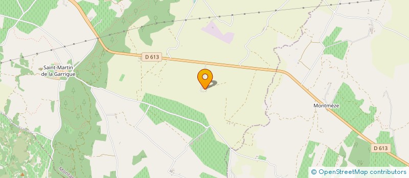 localisation de l'entreprise MONSIEUR CHRISTOPHE SAVARY DE BEAUREGARD  MONTAGNAC