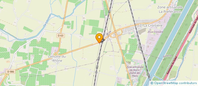 localisation de l'entreprise MONSIEUR CHRISTOPHE SAVIN  LAMOTTE-DU-RHONE