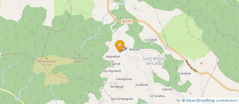 localisation de l'entreprise MONSIEUR CHRISTOPHE SAVON à SAINT-MARTIN-DE-CARALP