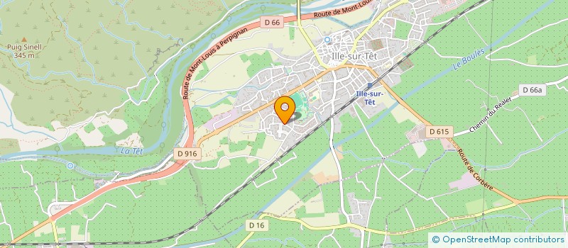 localisation de l'entreprise MONSIEUR CHRISTOPHE SAVOYE  ILLE-SUR-TET