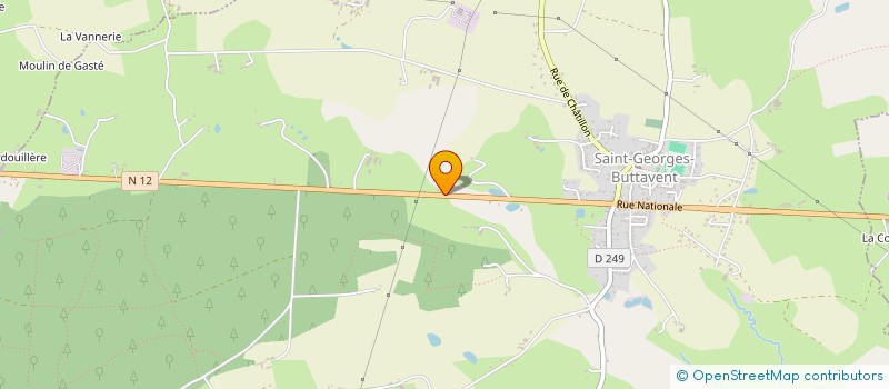 localisation de l'entreprise MONSIEUR CHRISTOPHE SCHELSTRAETE  SAINT-GEORGES-BUTTAVENT