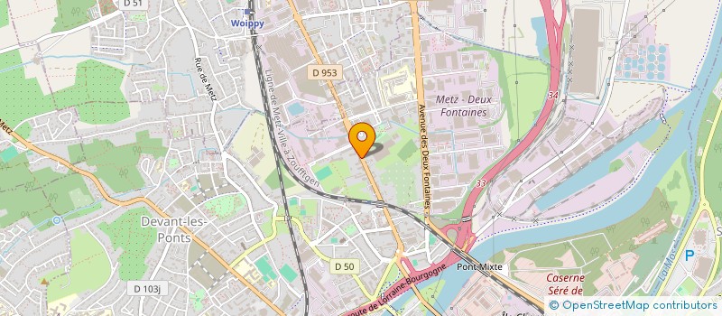 localisation de l'entreprise MONSIEUR CHRISTOPHE SCHERER  METZ