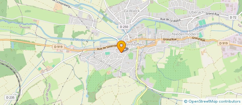 localisation de l'entreprise MONSIEUR CHRISTOPHE SCHERER  VAL-DE-MODER