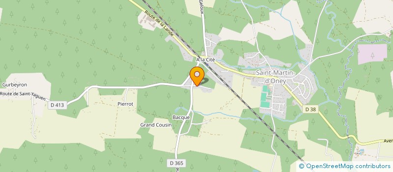 localisation de l'entreprise MONSIEUR CHRISTOPHE SCHLIENGER  UCHACQ-ET-PARENTIS