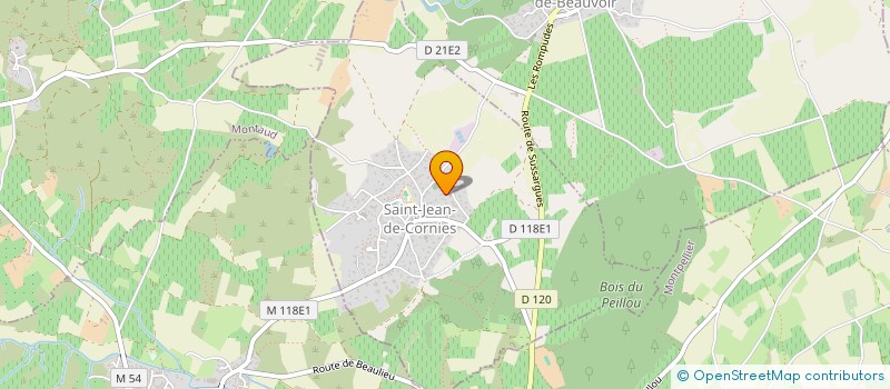 localisation de l'entreprise MONSIEUR CHRISTOPHE SCHLUPKOTHEN  SAINT-HILAIRE-DE-BEAUVOIR