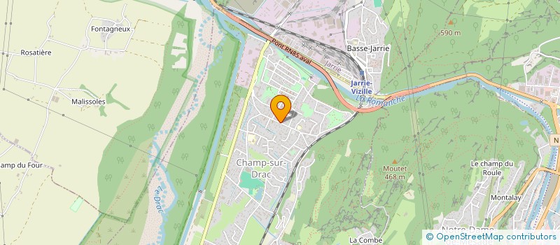 localisation de l'entreprise MONSIEUR CHRISTOPHE SCHMALTZ  CHAMP-SUR-DRAC