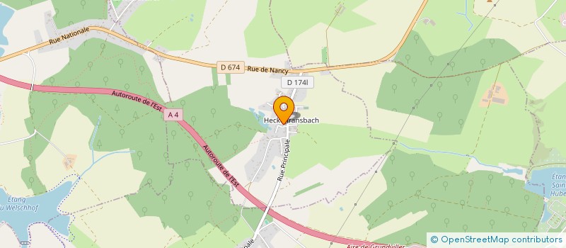 localisation de l'entreprise MONSIEUR CHRISTOPHE SCHNEIDER  ERNESTVILLER