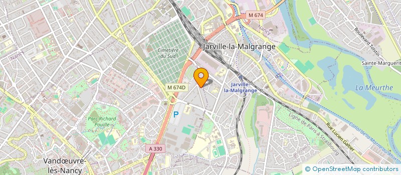 localisation de l'entreprise MONSIEUR CHRISTOPHE SCHNEIDER  VANDUVRE-LES-NANCY