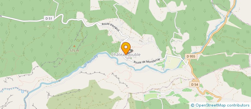 localisation de l'entreprise MONSIEUR CHRISTOPHE SCHNEIDER  CHATEAUDOUBLE