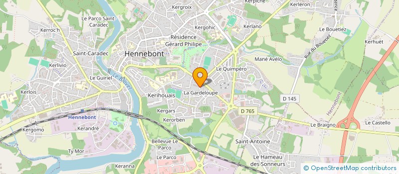 localisation de l'entreprise MONSIEUR CHRISTOPHE SCHOUMACKER à HENNEBONT