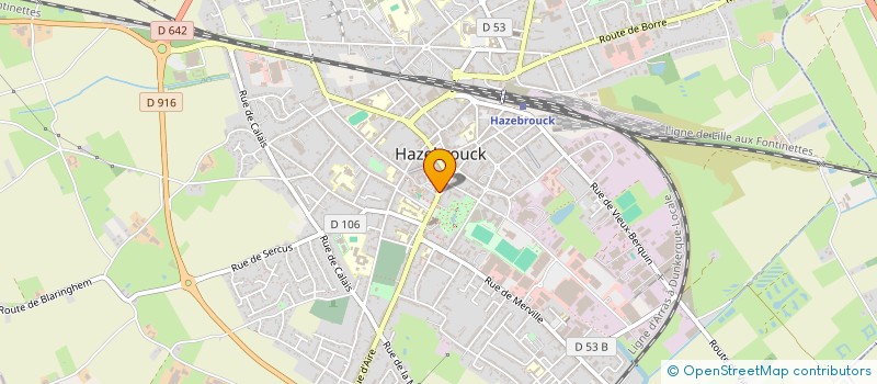 localisation de l'entreprise MONSIEUR CHRISTOPHE SCHRYVE à HAZEBROUCK