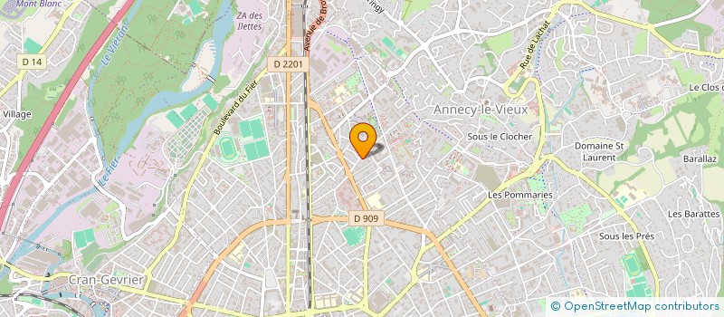 localisation de l'entreprise MONSIEUR CHRISTOPHE SCORZA à ANNECY