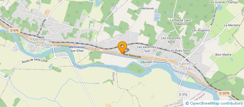 localisation de l'entreprise MONSIEUR CHRISTOPHE SEBASTIEN à CHATRES-SUR-CHER