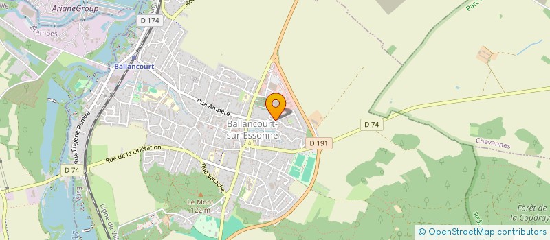 localisation de l'entreprise MONSIEUR CHRISTOPHE SEFIL  BALLANCOURT-SUR-ESSONNE